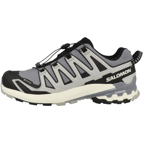 Salomon Herren Xa Pro 3D V9 GTX Wanderschuh, Flint Stone Black Ghost Grey L47270600, 47 1/3 EU von Salomon