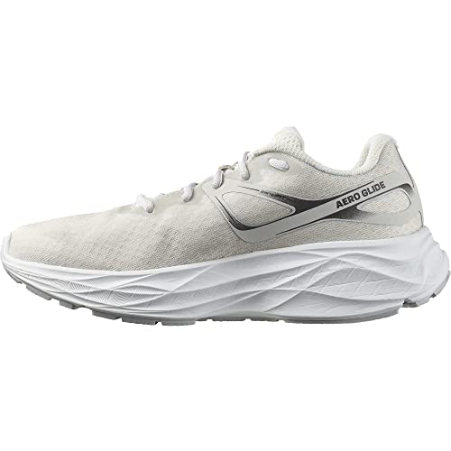 Salomon AERO Glide Damen Laufschuhe, Vanilla Ice / White / Lunar Rock, 39 EU von Salomon