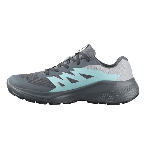 Salomon Damen Alphaglide Gore-TEX, vielseitige Trailrunning Schuhe für Komfort, ideal für Wanderungen und Trailrunning bei Outdoor-Abenteuern, Dunkelgrün, 41 ⅓ von Salomon