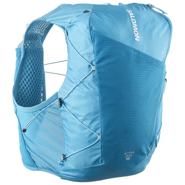 Salomon - Active Skin 12 Set - Trailrunningrucksack Gr S blau von Salomon