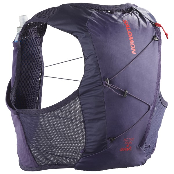 Salomon - Active Skin 4 Grvl Set - Trailrunningrucksack Gr XS blau Salomon - Active Skin 4 Grvl Set - Trailrunningrucksack Gr XS blau von Salomon