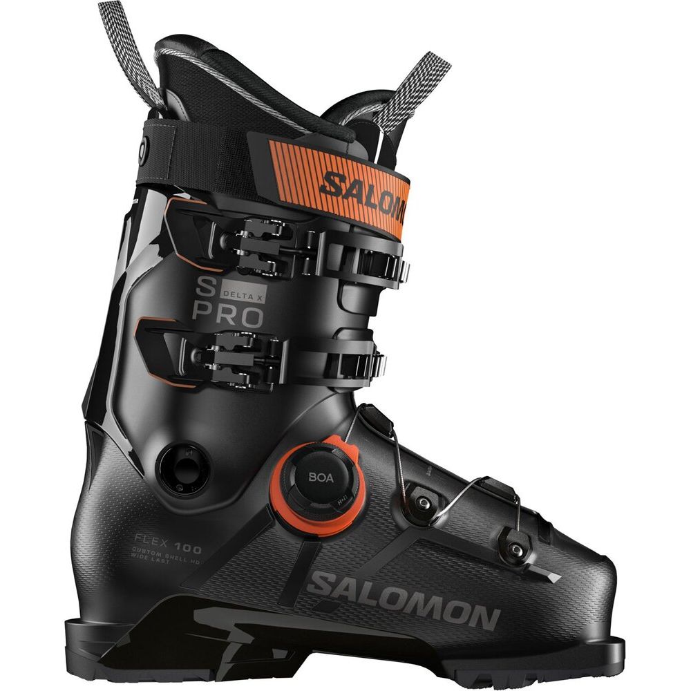 Salomon Alp Boots S/pro Delta Boa X10 Skischuh black dark grey met orange ti 26 von Salomon
