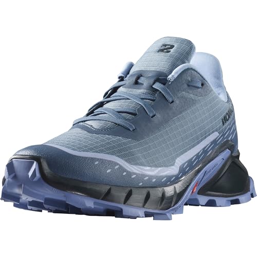 Salomon Alphacross 5 Damen Trailrunningschuhe, Starker Grip, Anhaltender Komfort, Vielseitige Performance, Bering Sea, 36 von Salomon