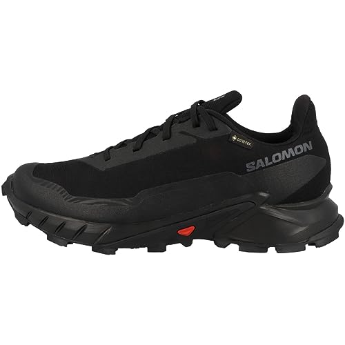 Salomon Alphacross 5 Gore-Tex Herren Wasserdichte Trailrunningschuhe, Starker Grip, Wasser- und Wetterschutz, Anhaltender Komfort, Black, 40 2/3 von Salomon