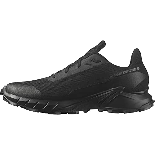 Salomon Alphacross 5 Gore-Tex Herren Wasserdichte Trailrunningschuhe, Starker Grip, Wasser- und Wetterschutz, Anhaltender Komfort, Black, 49 1/3 von Salomon