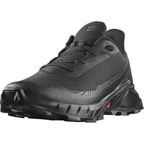 Salomon Alphacross 5 Herren Trailrunningschuhe, Starker Grip, Anhaltender Komfort, Vielseitige Performance, Black, 43 1/3 von Salomon