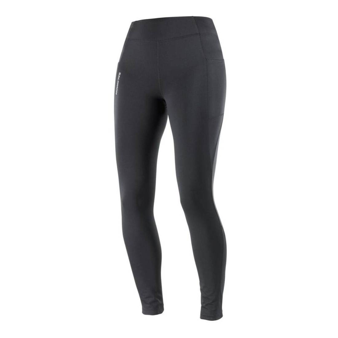 Salomon CROSS WARM TIGHT Damen Laufhose Schwarz Gr. XL von Salomon