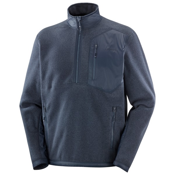 Salomon - Chroma Fleece Half Zip - Fleecepullover Gr S blau von Salomon