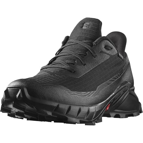 Salomon Alphacross 5 Gore-Tex Damen Wasserdichte Trailrunningschuhe, Starker Grip, Wasser- und Wetterschutz, Anhaltender Komfort, Black, 37 1/3 von Salomon