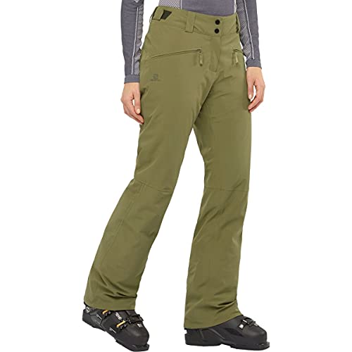 Salomon Damen Edge Pant Hose, Martini Olive, Large von Salomon