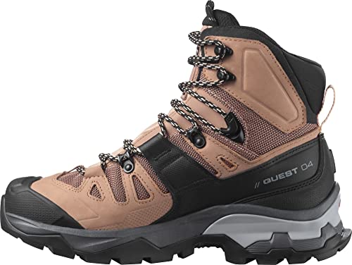 SALOMON Damen Quest 4 GTX W Trekking-& Wanderstiefel, Mehrfarbig (Sirocco Mocha Mousse Almond Cream), 40 EU von Salomon