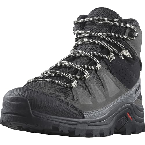 Salomon Quest Rove Gore-Tex Damen Backpacking- Wasserdichte Schuhe, Speziell für Trekking, Outdoor-Schutz, Zuverlässige Performance, Black, 41 1/3 von Salomon