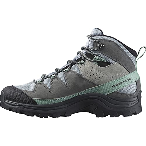 Salomon Quest Rove Gore-Tex Damen Backpacking- Wasserdichte Schuhe, Speziell für Trekking, Outdoor-Schutz, Zuverlässige Performance, Quarry, 37 1/3 von Salomon