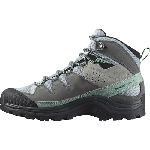 Salomon Quest Rove Gore-Tex Damen Backpacking- Wasserdichte Schuhe, Speziell für Trekking, Outdoor-Schutz, Zuverlässige Performance, Quarry, 42 2/3 von Salomon