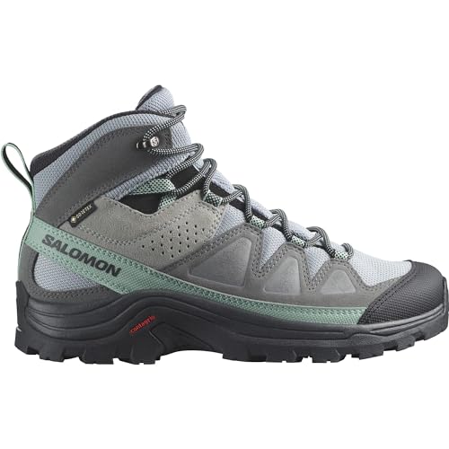 Salomon Quest Rove Gore-Tex Damen Backpacking- Wasserdichte Schuhe, Speziell für Trekking, Outdoor-Schutz, Zuverlässige Performance, Quarry, 43 1/3 von Salomon