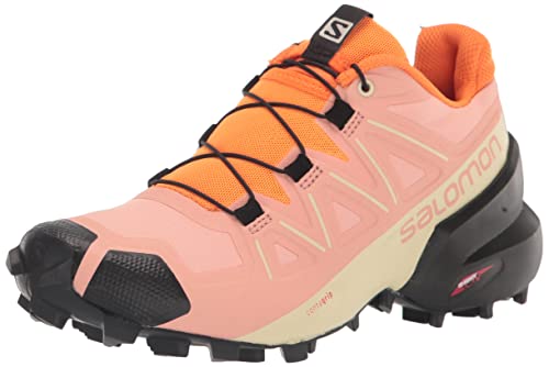 Salomon Speedcross 5 Damen Trail Running Schuhe, Grip, Stabilität, Passform, Blooming Dahlia, 36 2/3 von Salomon