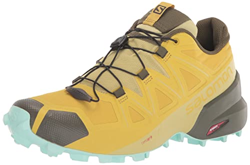 SALOMON Damen Schuhe Speedcross 5 W Laufschuhe, Mehrfarbig (Antique Moss Olive Night Yucca), 36 EU von Salomon