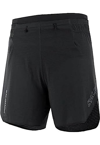 Salomon Damen Sense Aero 12,7 cm Shorts, Tiefschwarz, X-Groß von Salomon