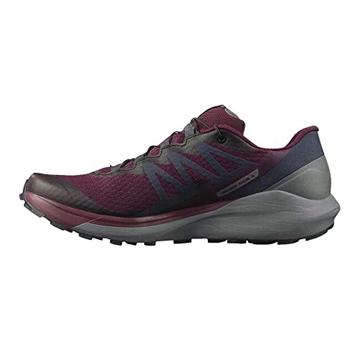 Salomon Damen Sense Ride Trailrunning-Schuhe, Wine Tasting Quiet Shade Ebony, 41 1/3 EU Salomon Damen Sense Ride Trailrunning-Schuhe, Wine Tasting Quiet Shade Ebony, 41 1/3 EU von Salomon