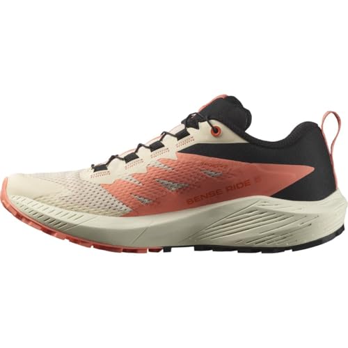 Salomon Damen Sense Ride 5 Weißes Tender, Vielseitige Wanderschuhe für Komfort, Ideal für Wanderungen und Trailrunning bei Outdoor-Abenteuern. 42 ⅔ Salomon Damen Sense Ride 5 Weißes Tender, Vielseitige Wanderschuhe für Komfort, Ideal für Wanderungen und Trailrunning bei Outdoor-Abenteuern. 42 ⅔ von Salomon
