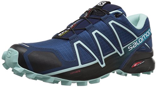 Salomon Damen Speedcross 4 Trailrunning-Schuhe, Poseidon Eggshell Blue Black, 37 1/3 EU von Salomon