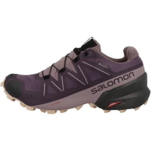 Salomon Speedcross 5 Gore-Tex Damen Trail Running Wasserdichte Schuhe, Wetterschutz, Aggressiver Grip, Präzise Passform, Mysterioso, 38 von Salomon