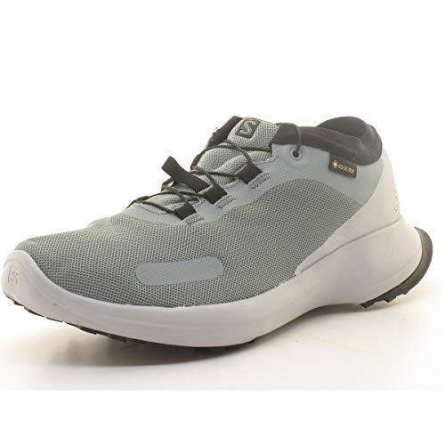 Salomon Damen Trail Running Schuhe, SENSE FEEL GTX W, Farbe: grau (lead/pearl blue/black) Größe: EU 44 von Salomon