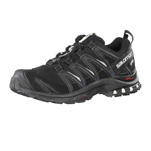Salomon XA Pro 3D Gore-Tex Damen Trail Running Wasserdichte Schuhe, Stabilität, Grip, Langlebiger Schutz, Black, 40 von Salomon