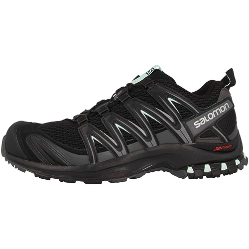 Salomon XA Pro 3D Damen Trail Running Schuhe, Stabilität, Grip, Langlebiger Schutz, Black, 38 von Salomon