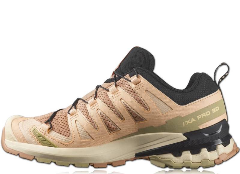Salomon Damen Trailrunningschuhe SHOES XA PRO 3D V9 W Cork/Peachf/Sponge Trailrunningschuh von Salomon