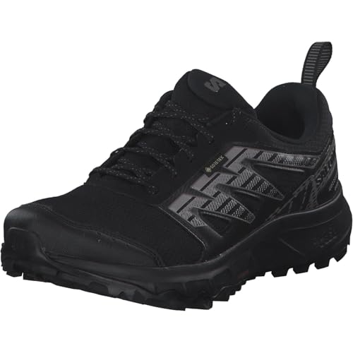 Salomon Wander Gore-Tex Damen Trail Running Wasserdichte Schuhe, Outdoor-bereit, Komfort durch Dämpfung, Sicherer Fußhalt, Black, 36 2/3 von Salomon