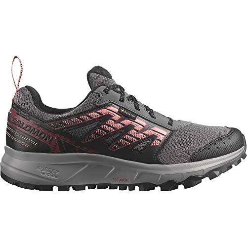 Salomon Wander Gore-Tex Damen Wasserdichte Trailrunningschuhe, Outdoor-bereit, Komfort durch Dämpfung, Sicherer Fußhalt, Plum Kitten, 36 von Salomon