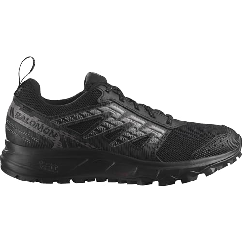 Salomon Wander Damen Trail Running Schuhe, Outdoor-bereit, Komfort durch Dämpfung, Sicherer Fußhalt, Black, 36 2/3 von Salomon