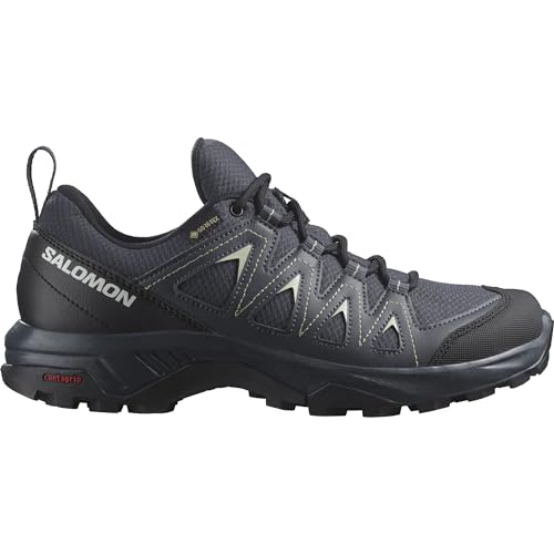 Salomon X Braze Gore-Tex Damen Wander Wasserdichte Schuhe, Hiking-Basics, Sportliches Design, Vielseitiger Einsatz, India Ink, 36 von Salomon