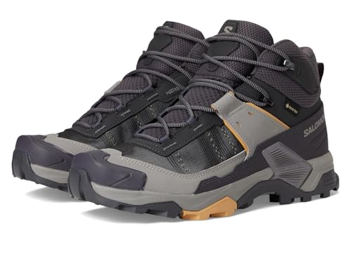 Salomon Damen X Ultra 5 Mid GTX Wanderschuh, Nine Iron/Gull/Soft Clay, 39 1/3 EU von Salomon