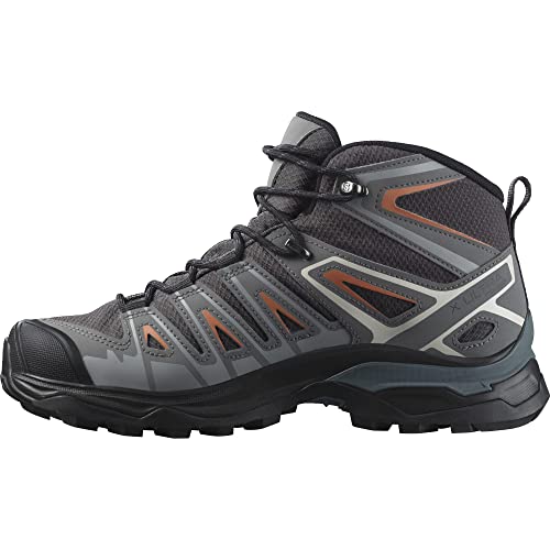 Salomon X Ultra Pioneer Mid Gore-Tex Damen Wasserdichte Wanderschuhe, Alle Wetterbedingungen, Sicherer Fußhalt, Stabil und gedämpft, Magnet, 37 1/3 von Salomon