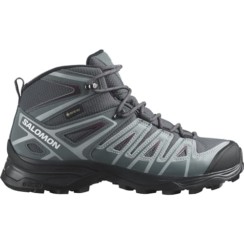 Salomon X Ultra Pioneer Mid Gore-Tex Damen Wanderschuhe, Alle Wetterbedingungen, Sicherer Fußhalt, Stabil und gedämpft, Ebony, 41 1/3 von Salomon