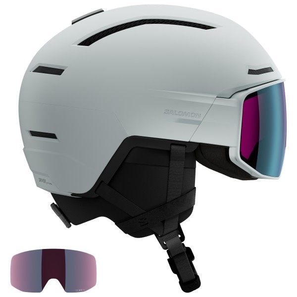 Salomon - Driver Prime Sigma Plus - Skihelm Gr 56-59 cm - M grau von Salomon