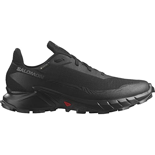 Salomon Alphacross 5 Gore-Tex Herren Wasserdichte Trailrunningschuhe, Starker Grip, Wasser- und Wetterschutz, Anhaltender Komfort, Black, 40 2/3 von Salomon