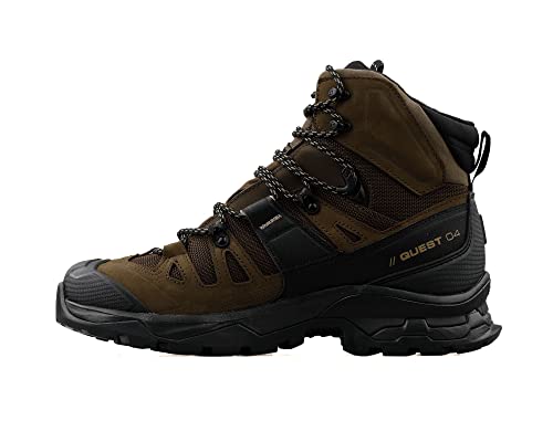 Salomon Herren Quest 4 GTX Kletterschuh, Desert Palm/Schwarz/Kelp, 47 1/3 EU von Salomon