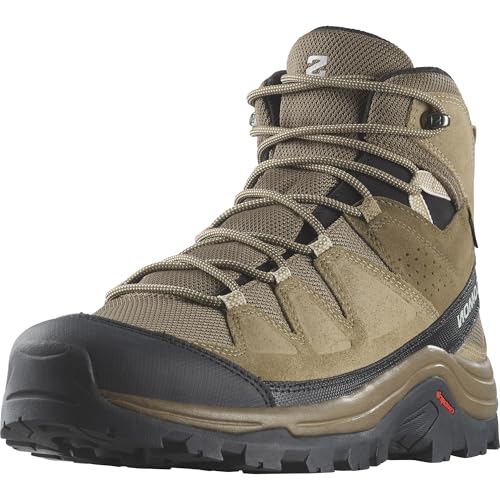 Salomon Quest Rove Gore-Tex Herren Backpacking- Wasserdichte Schuhe, Speziell für Trekking, Outdoor-Schutz, Zuverlässige Performance, Kangaroo, 42 2/3 von Salomon