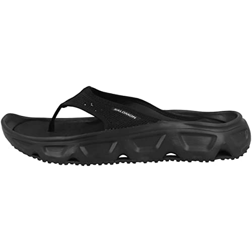 Salomon Reelax Break 6.0 Herren Erholungsschuhe, Gepolsterte Stabilität, Nahtloser Fußhalt, Geringes Gewicht, Black, 46 2/3 von Salomon