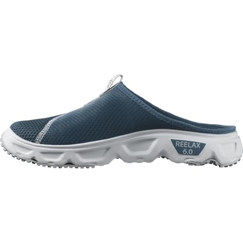 Salomon Reelax Slide 6.0 Herren Pantoletten, Outdoor-bereit, Sofortiger und lang anhaltender Komfort, Vielseitiger Einsatz, Blue Ashes, 44 Salomon Reelax Slide 6.0 Herren Pantoletten, Outdoor-bereit, Sofortiger und lang anhaltender Komfort, Vielseitiger Einsatz, Blue Ashes, 44 von Salomon