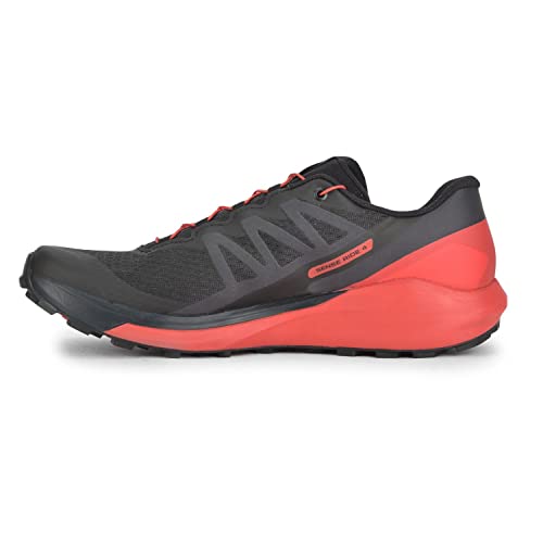 Salomon Herren Sense Ride 4 Trail Running, Schwarz Goji Beere Phantom, 45 1/3 EU von Salomon