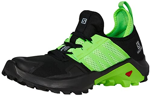 SALOMON Herren Shoes Madcross Laufschuhe, Mehrfarbig (Black Green Gecko Quiet Shade), 43 1/3 EU von Salomon