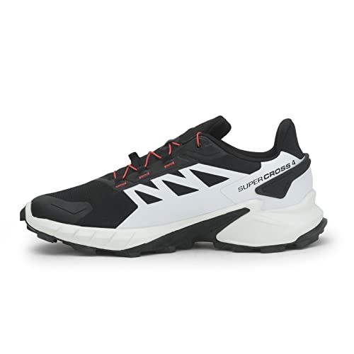 SALOMON Herren Shoes Supercross 4 Black/White/Fiery Red Laufschuhe, 42 EU von Salomon