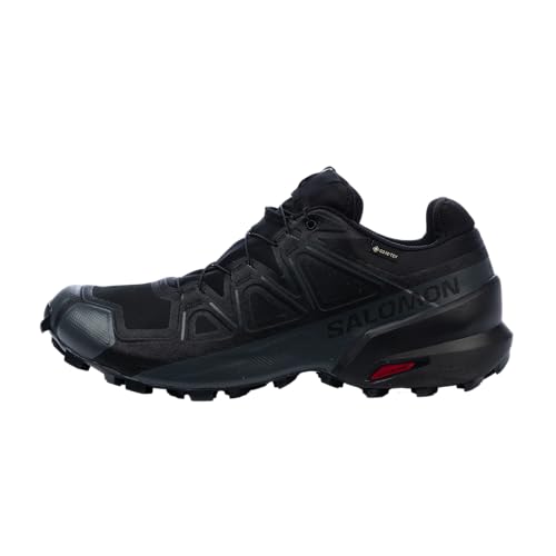 Salomon Speedcross Gore-Tex Wasserdichte Herren Trail-Laufschuhe,Wetterschutz,Aggressiver Grip,Black,46 ⅔ von Salomon