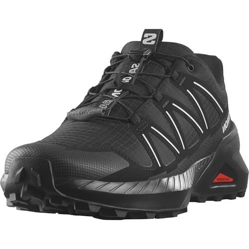 Salomon Speedcross Peak Herren Trail-Laufschuhe, Präzise Passform, Geländegängiger Schutz, Aktiver Grip, Black, 48 von Salomon