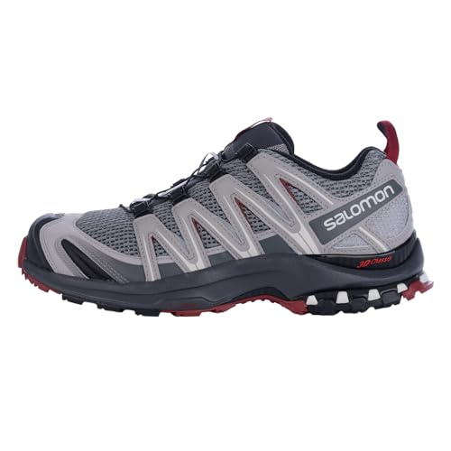 Salomon XA Pro 3D Herren Trail Running Schuhe, Stabilität, Grip, Dauerhafter Schutz, Monument, 44 2/3 von Salomon