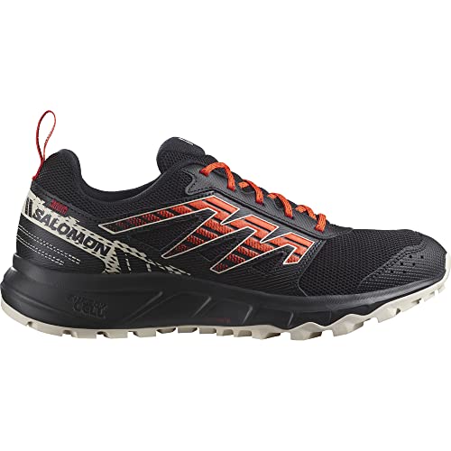 Salomon Wander Herren Trailrunningschuhe, Outdoor-bereit, Komfort durch Dämpfung, Sicherer Fußhalt, Black, 40 von Salomon